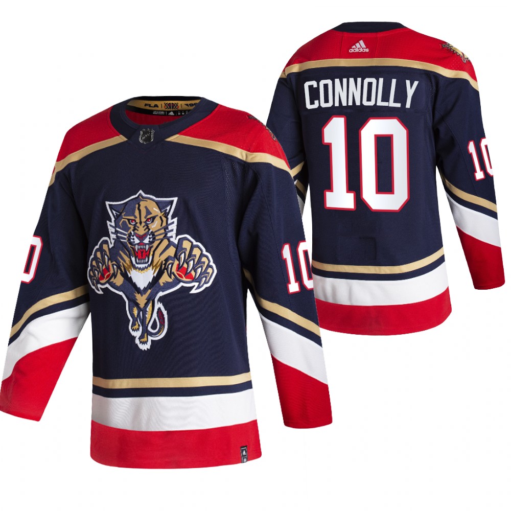 2021 Adidias Florida Panthers #10 Brett Connolly Black Men Reverse Retro Alternate NHL Jersey